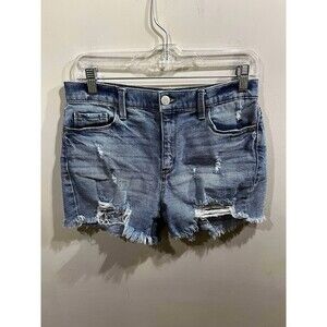 Mudd Blue Distressed Jean Shorts